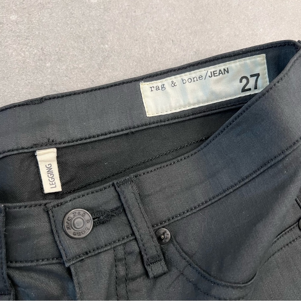 NWOT RAG&BONE Legging waxed skinny jeans - Picture 5 of 8
